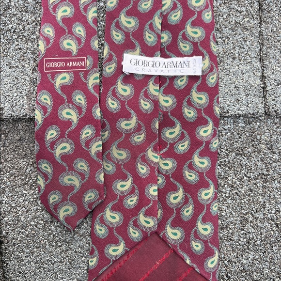 VGUC Vintage Giorgio Armani Cravatte silk tie - Picture 3 of 5